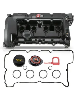 Apevc0019 A-premium Engine Valve Cover Kit With Oil Filler Cap Compatible Mini Cooper