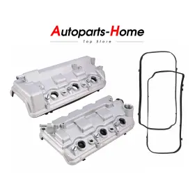 12310r70a10 Ah 2pcs Aluminum Engine Valve Cover For 08-17 Honda Odyssey Accord Pilot Ridgeline