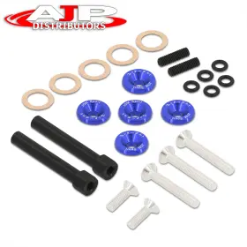 114-1602-2b9s1 Ajp Distributors Jdm Blue Aluminum Low Profile Motor Valve Cover Bolt Kit D15a2 D15b8 D16a1 D16a6