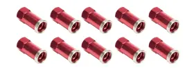 All72061 Allstar Performance Qc Cover Nuts Long Red 10pk All72061 Allstar Performance Qc Cover Nuts Long Red 10pk