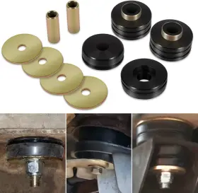 Amqp1250 Am-auto 9.4102g Universal Body Mounting Bushing Kit For Cars Trucks Racing Black 10pc