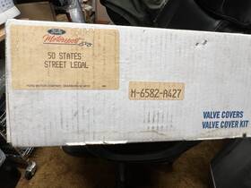 Ansen Usa 110-4010 Ford Fe All Finned Tall Valve Covers Cobra Le Mans Polished Diecast Aluminum