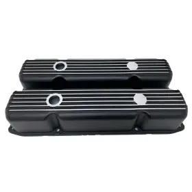 Ansen Usa 655255352581 Big Block Mopar Plymouth Dodge Chrysler Valve Covers - 383 400 440 Black