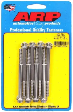 400-7510 Arp 4007510 S/s Valve Cover Bolt Kit 1/4in-20 12pt. 8