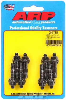 Arp 672036005924 Valve Cover Stud Kit 1/4-20 Thread 1.5 In Long Black Oxide Set Of 8