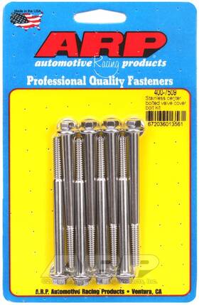 Arp 672036013561 Stainless Steel Valve Cover Bolt Kit 1/4-20 In Polished Set Of 8