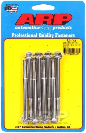 Arp 672036013561 Stainless Steel Valve Cover Bolt Kit 1/4-20 In Polished Set Of 8