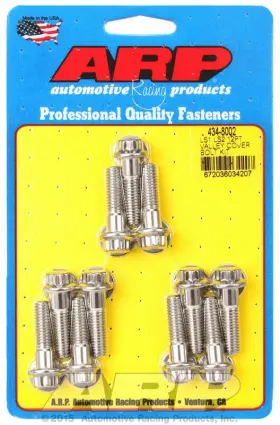 434-8002 Arp Auto Racing Polished Ls1 Ls2 Ss 12pt Valley Cover Bolt Kit