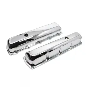 A9391-1 Assault Racing Products 1964-1980 Oldsmobile 350 455 Chrome Steel Tall Valve Covers - 330 400 425 V8