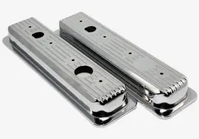 A9460 Assault Racing Products 1987-2000 Chevy Chrome Center Bolt Valve Cover Caps/covers 305 350 5.0l 5.7l Sbc