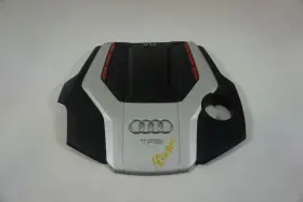 6m103925 Audi 3.0l V6 Engine Cover Shield Trim Panel Black S5 B9 18-20 S4
