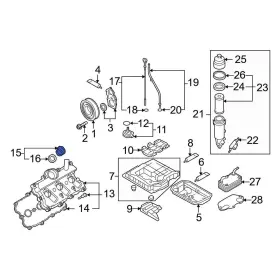 06c103485n Audi Oe For Q7 2011-2015 Engine Oil Filler Cap