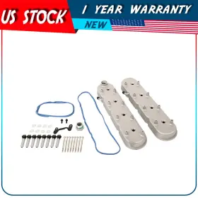 Adp1768330101s Autodayplus Satin Cast Aluminum Valve Covers With Coil Mounts For Gm Ls Ls1 Ls2 Ls3 5.3 6.0 6.2
