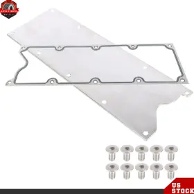 Ber338385 Berliii For Ls Gen 3 Valley Pan Cover With Gasket Plate Billet Knock Sensor Lsx Ls1 Lm4 L33