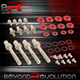 114-1701-2j5c5 Beyond Revolution For B16 B18 B-series Valve Cover Washer Seal Bolt Nut Kit Aluminum Red