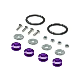 Bqrfk-006 Bezt Purple Brushed Trunk Bumper Quick Release Fastener Kits Aluminum Hatch Washers