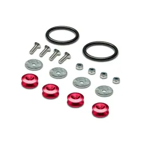 Bqrfk-008 Bezt Red Brushed Trunk Bumper Quick Release Fastener Kits Aluminum Hatch Washers