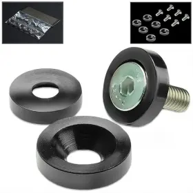 Wk-036 Bezt Black M8 X1.25 Metric Cup Washer And Bolt/nut Kit - Engine Bay Fender Bumper Body