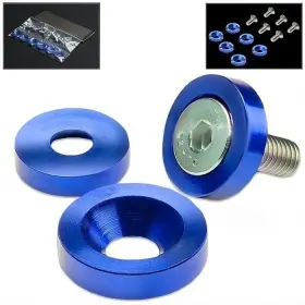 Wk-037 Bezt Blue M8 X1.25 Metric Cup Washer And Bolt/nut Kit - Engine Bay Fender Bumper Body