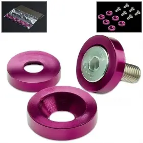 Wk-041 Bezt M8 X1.25 Engine Bay/fender/bumper/body Metric Cup Washer Bolt Nut Kit Purple 4oz