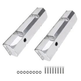 39prku Bfo Tall Valve Covers For Chevy Small Block 283 305 327 350 383 400 1958-1986