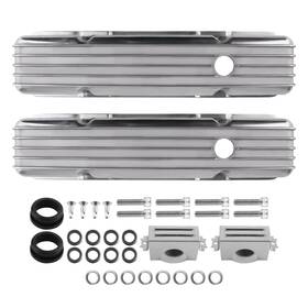 Bfo 4rmuof Fabricated Aluminum Valve Covers Mounting Hardware For Small Block 305 327 350