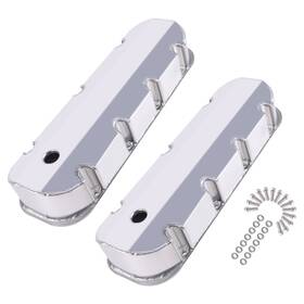 Bfo 61rhwb Engine Valve Cover Pair For Chevy Big Block 396-502 1965-1995 With Breather Holes