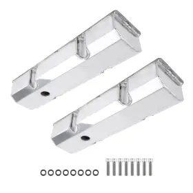 6dhe7m Bfo Tall Valve Covers For Chevy Sbc 283 305 327 350 383 400 V8 1958-1986 Aluminum