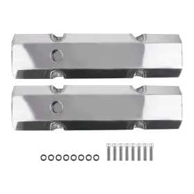 283-400 Bfo Ay70v1 Performance Valve Covers For Small Block Chevy V8 1958-86 Aluminum