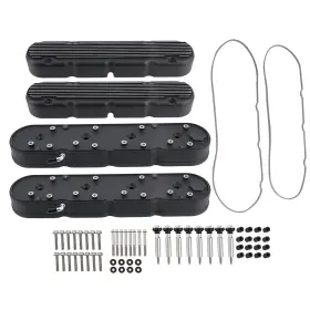 C14et5 Bfo 2pc Fabricated Aluminum Valve Covers Center Bolt For Ls Engines Using Ls1 Ls2