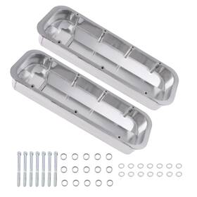 Bfo Cagez6 2x Fabricated Aluminum Valve Covers Center Bolt For Big Block Chevy 427 454