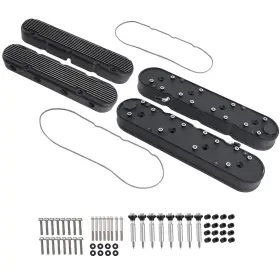 Cgm35w Bfo 2pc Fabricated Aluminum Valve Covers Center Bolt For Ls Engines Using Ls1 Ls2
