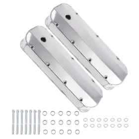 Dav1mp Bfo Fabricated Aluminum Valve Covers For Big Block Chevy Engines 402 427 1966-2000