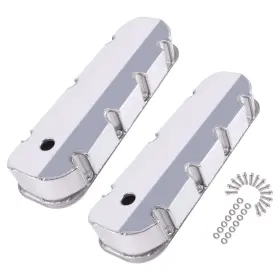 Dzui6w Bfo Fabricated Aluminum Valve Covers And Hardware Kit For Chevy 402 427 1965-1995