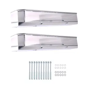 Ewt76o Bfo Aluminum Valve Cover Kit For Plymouth 318 340 360 Pre-magnum 1967-1991