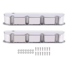 Bfo Fc46lo Heavy Duty Valve Covers For Chevrolet Bbc 396-502 1965-95 Fabricated Aluminum