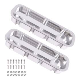 Bfo Ha0ywx Baffled Valve Covers For Chevrolet Bbc 396 454 502 65-95 Polished Aluminum