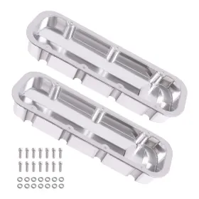 Ha0ywx Bfo Baffled Valve Covers For Chevrolet Bbc 396 454 502 65-95 Polished Aluminum