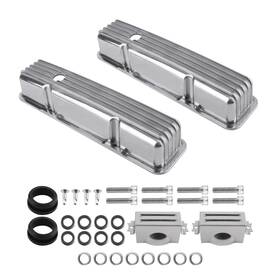 Bfo Jau35i Fabricated Aluminum Valve Covers Mounting Hardware For Small Block 283 302