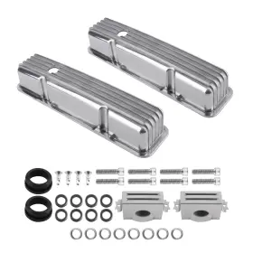 Jau35i Bfo Fabricated Aluminum Valve Covers Mounting Hardware For Small Block 283 302