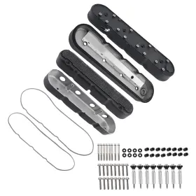 Jm80822bk Bfo Kiv5pt Fabricated Aluminum Valve Covers For Ls Engines Using Ls1 Ls2