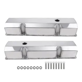 Kwz3le Bfo Performance Valve Covers For Chevy 283 305 327 350 383 400 V8 1958-86 Aluminum