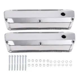 Ldx8jq Bfo Baffled Valve Cover Set For Ford 260 289 302 351w 1962-85 3.5 Inch Tall Hardware