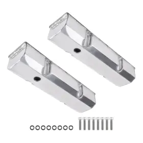 Lgy0m9 Bfo 1pair Fabricated Aluminum Tall Valve Covers For Small Block Chevy 283 305 V8