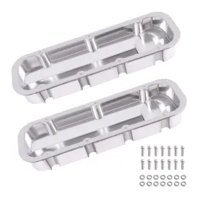 Si67ba Bfo Fabricated Aluminum Valve Covers And Hardware Kit For Chevy 396 402 1965-1995