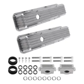 Vgm4h0 Bfo 2ps Aluminum Valve Covers Mounting Hardware For Small Block 350 400 1958-1986 Vgm4h0 Bfo 2ps Aluminum Valve Covers Mounting Hardware For Small Block 350 400 1958-1986