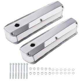 Bfo Wamkg8 Tall Style Valve Covers For Ford 260 289 302 351w 1962-85 With Mounting Hardware