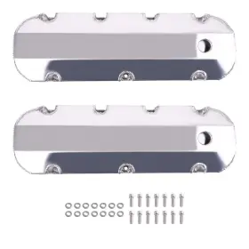 Wn2k65 Bfo Fabricated Aluminum Tall Valve Covers For Big Block Chevy 402 427 1965-1995