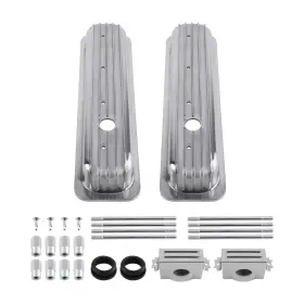 Y7oqsu Bfo Aluminum Valve Covers For Small Block Sbc Chevy Engines 383 400