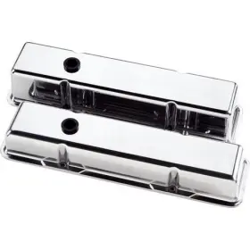 95129 Billet Specialties - Valve Cover Sbc Short Plain Polished